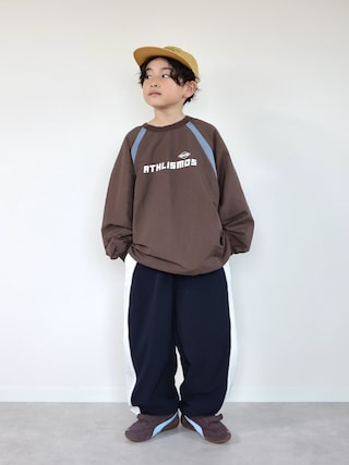 「I HATE MONDAY(アイヘイトマンデー)の「I HATE MONDAY / アイヘイトマンデー」マンデー サバイバー キャップ(キャップ)」を使った、ORITSUさん(キッズ・125cm)の秋コーディネート