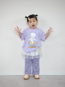ORITSUさん（キッズ・123cm）の夏コーディネート