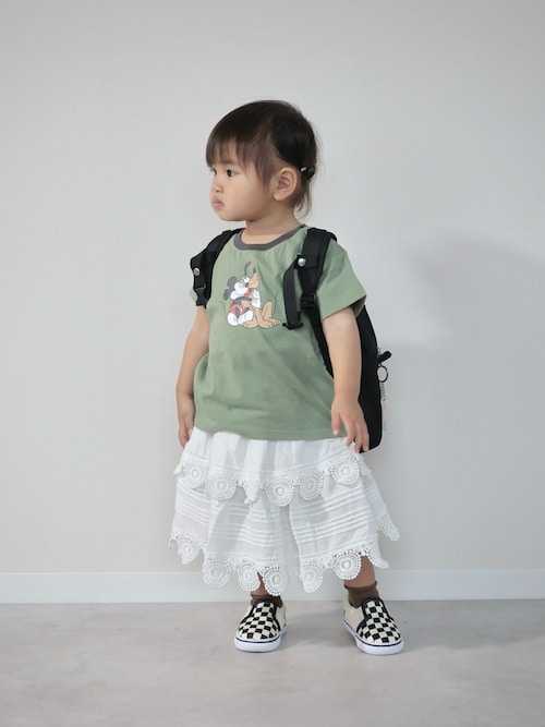 あり様 LOWRYS FARM スカート レースミディスカート 292631 キッズ 子供