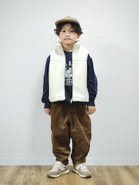 ORITSUさん（キッズ・120cm）の秋コーディネート
