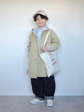 ORITSUさん（キッズ・120cm）の春コーディネート