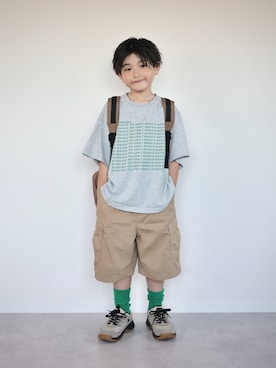 ORITSUさん（キッズ・123cm）の夏コーディネート