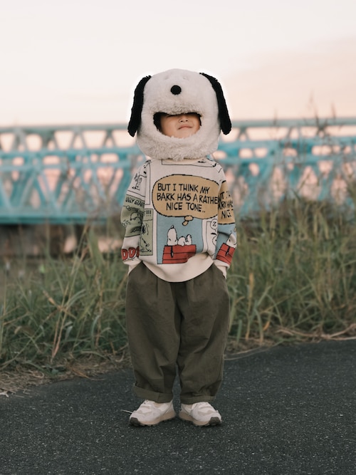 PENUTSコラボ コミック総柄セーター（ニット/セーター）｜PEANUTS