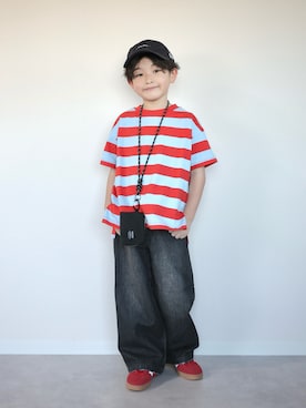 ORITSUさん（キッズ・120cm）の春コーディネート