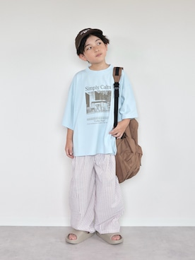 ORITSUさん(キッズ・123cm)の夏コーディネート