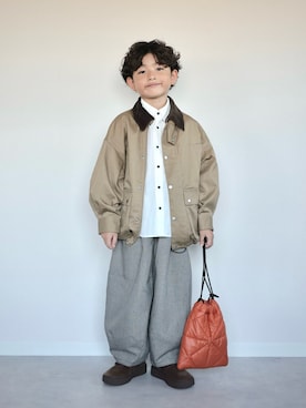ORITSUさん（キッズ・120cm）の秋コーディネート