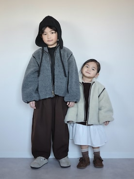 ORITSUさん（キッズ・120cm）の冬コーディネート
