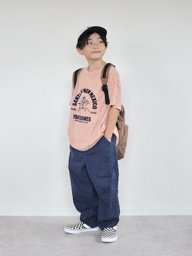 ORITSUさん（キッズ・124cm）の夏コーディネート