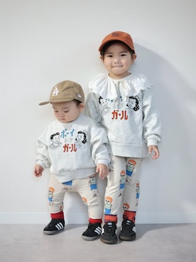 ORITSUさん（キッズ・120cm）の冬コーディネート