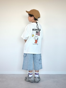「アイテム（シューズ）」を使った、ORITSUさん（キッズ・120cm）の夏コーディネート