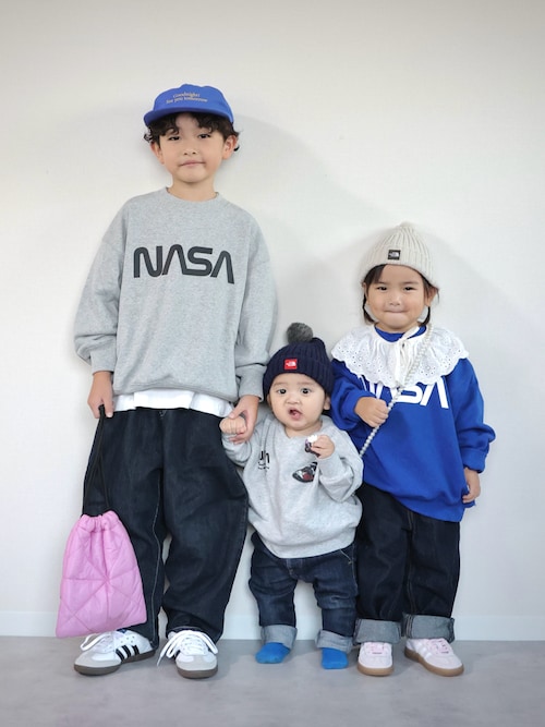 セール】【NASA】別注ワッペントレーナー（スウェット）｜NASA（ナサ