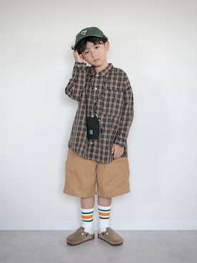 「アイテム（シューズ）」を使った、ORITSUさん（キッズ・120cm）の夏コーディネート