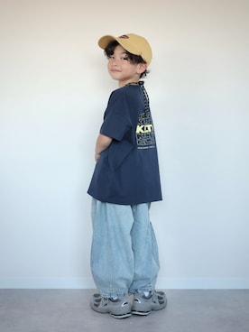 「アイテム（シューズ）」を使った、ORITSUさん（キッズ・120cm）の夏コーディネート