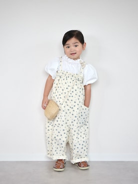 「アイテム（アンサンブル）」を使った、ORITSUさん（キッズ・123cm）の夏コーディネート