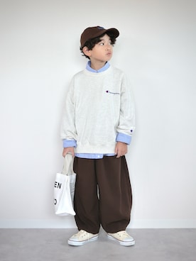 ORITSUさん（キッズ・120cm）の秋コーディネート
