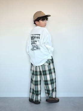 「アイテム（その他シューズ）」を使った、ORITSUさん（キッズ・120cm）の秋コーディネート