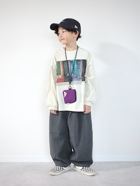 ORITSUさん（キッズ・120cm）の秋コーディネート