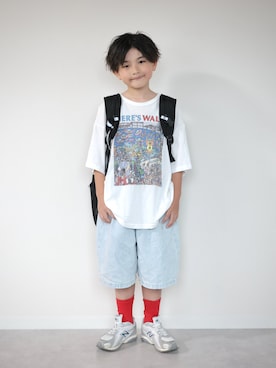 ORITSUさん（キッズ・123cm）の春コーディネート