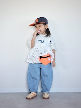 ORITSUさん（キッズ・123cm）の春コーディネート