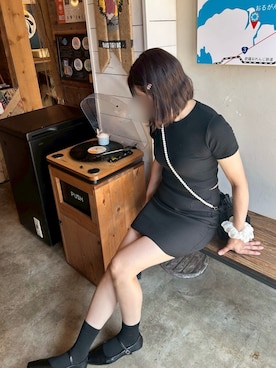 「アイテム（バレエシューズ）」を使った、ぱぴぷぺぽさん（レディース・165cm）の秋コーディネート