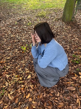 「earth music&ecology（アースミュージックアンドエコロジー）のアイテム」を使った、ぱぴぷぺぽさん（レディース・165cm）の秋コーディネート