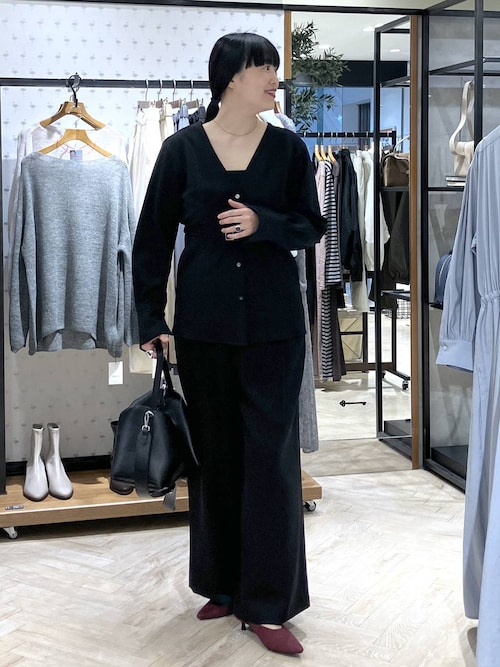 クレープノーカラージャケット（ノーカラージャケット）｜A part by