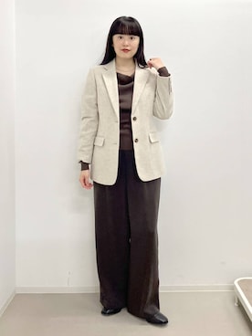 「アイテム（ブーツ）」を使った、まゆてぃんさん（レディース・164cm・30代）の秋コーディネート