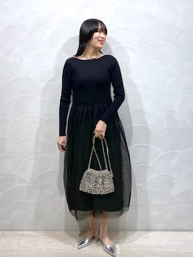 「アイテム（ワンピース/ドレス）」を使った、まゆてぃんさん（レディース・164cm・30代）の冬コーディネート