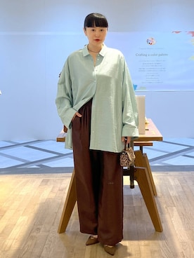 「アイテム（ピアス（両耳用））」を使った、まゆてぃんさん（レディース・164cm・30代）の夏コーディネート