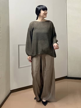 「アイテム（リング）」を使った、まゆてぃんさん（レディース・164cm・30代）の秋コーディネート