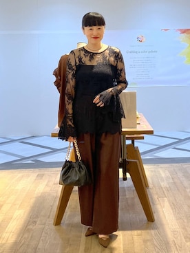 「アイテム（ピアス（両耳用））」を使った、まゆてぃんさん（レディース・164cm・30代）の夏コーディネート