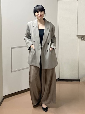 「アイテム（リング）」を使った、まゆてぃんさん（レディース・164cm・30代）の秋コーディネート
