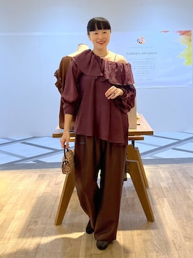 「アイテム（バレエシューズ）」を使った、まゆてぃんさん（レディース・164cm）の夏コーディネート