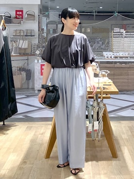 「アイテム（ハンドバッグ）」を使った、まゆてぃんさん（レディース・164cm・30代）の夏コーディネート