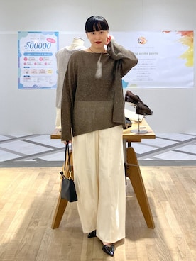 「アイテム（アクセサリー）」を使った、まゆてぃんさん（レディース・164cm・30代）の秋コーディネート