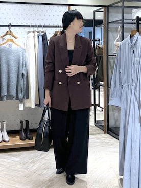 「アイテム（リング）」を使った、まゆてぃんさん（レディース・164cm・30代）の秋コーディネート
