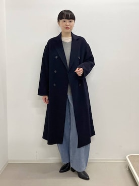 「apart by lowrys」｜「アイテム（ジャケット/アウター）」を使った、まゆてぃんさん（レディース・164cm）の冬コーディネート