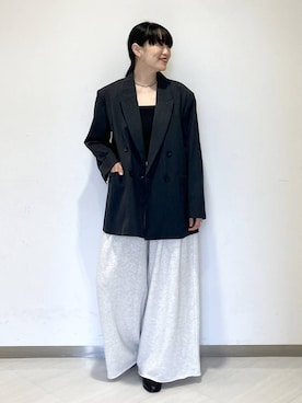 「アイテム（ジャケット/アウター）」を使った、まゆてぃんさん（レディース・164cm・30代）の秋コーディネート