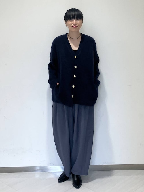 Pom♡専用2ピース ZARA パイピングニットトップス S - メルカリ