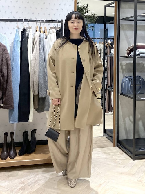 アルページュストーリー　ノーカラーコート ノーカラーポケットコート | コート | CADUNE（カデュネ