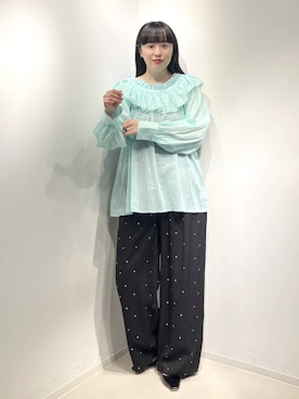 「A part by（アパートバイ）のアイテム」を使った、まゆてぃんさん（レディース・164cm）の春コーディネート