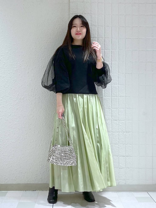 セール】ソデチュールドッキングニット（ニット/セーター）｜A