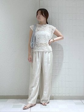 「アイテム（パンツ）」を使った、yumaさん（レディース・164cm・30代）の夏コーディネート