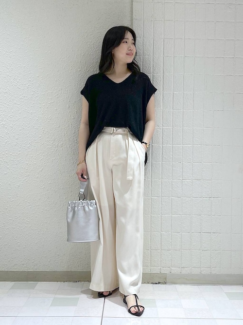 セール】ベルトツキワイドパンツ（スラックス）｜A part by