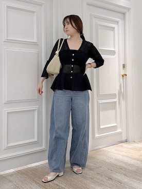 「A part by（アパートバイ）のアイテム」を使った、yumaさん（レディース・164cm）の春コーディネート