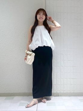 「アイテム（セットアップ）」を使った、yumaさん（レディース・164cm）の夏コーディネート