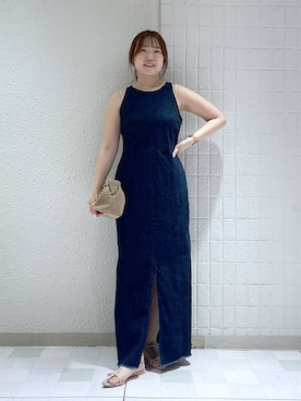 「アイテム（ワンピース/ドレス）」を使った、yumaさん（レディース・164cm・30代）の夏コーディネート