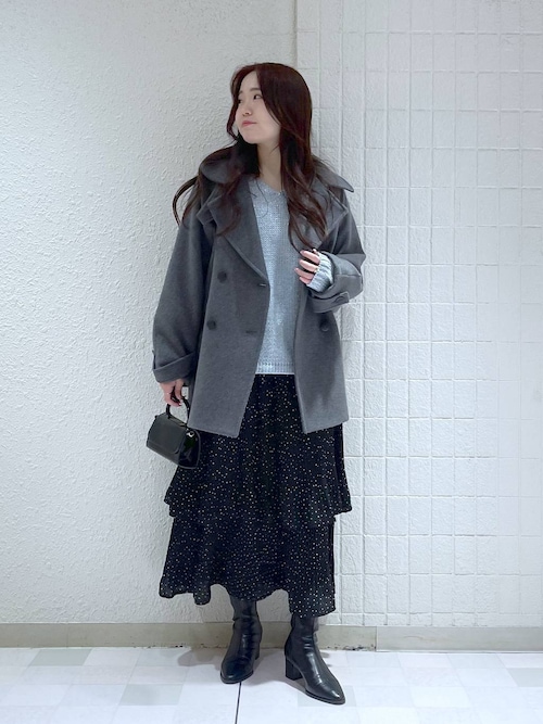 apart by スーパー100 2WAYコートグレーアパートバイ美品 Apart by ⭐︎ スーパー100 2WAYコート スーパー100 2WAYコート