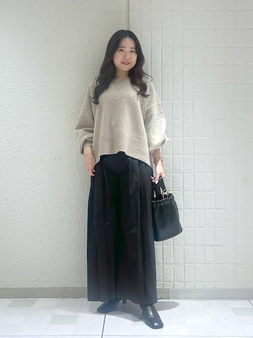 セール】カシミヤコンVネックプルオーバー（ニット/セーター）｜A