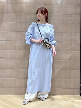 「e/rm（イーアールエム）のアイテム（トップス）」を使った、yumaさん（レディース・164cm）の冬コーディネート